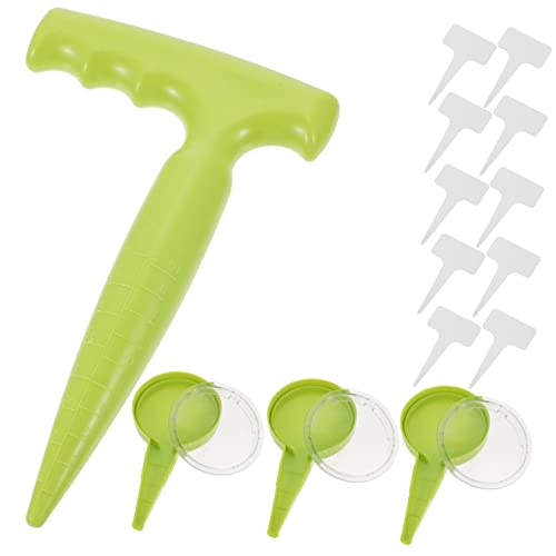 Kisangel set 3 herramientas para jardinería y siembra miniatura 3