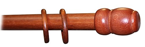 Bastone in legno a strappo mm. 35 ciliegio cm. 240...