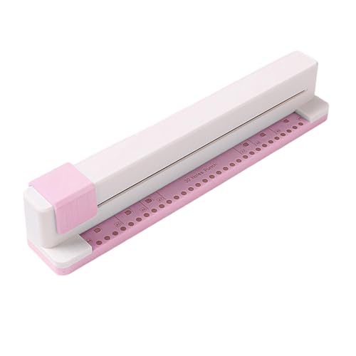 Perforadora de papel para 5 hojas ideal para manualidades y papelería escolar y de oficina