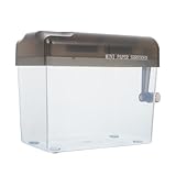 Hemobllo Kleiner Hand Aktenvernichter A6 Manueller Desktop Dokumentenschneider Papierschredder für...