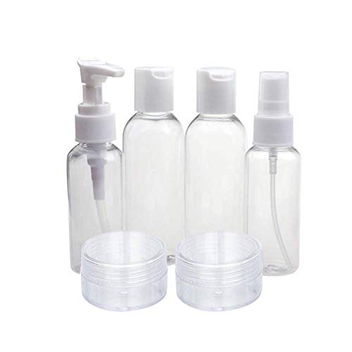 Spray 6-piece plastic transparante lucht spuitfles reis hervulbare milieuvriendelijke draagbare cosmetische container… - Image 4