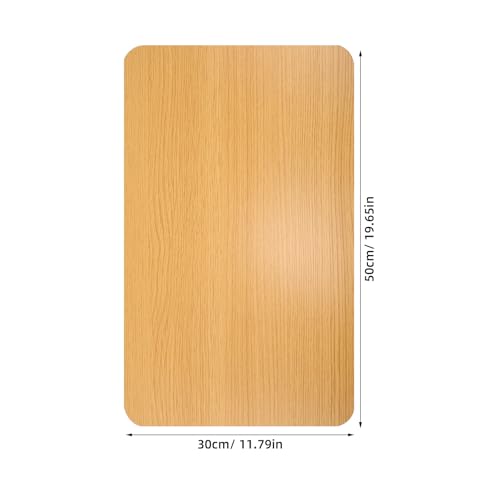 Plateau de table basse rectangulaire beige en bois rustique Lurrose - 4