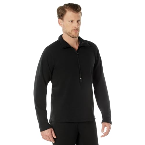 トップス SECOND/LAYER VEAL THERMAL WHITE Fruit of the Loom Men's Thermal Waffle Crew Top, 2-Pack