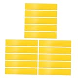 BESPORTBLE 15 Stück Teiliges Court Line Marker Gelb Wetterfeste rutschfeste Markierungslinien für Tennis Basketball Volleyball Badminton Schnelle Installation Sichtbare Boundary Lines für