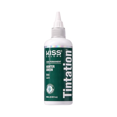 Red by Kiss Tintation Semi-Permanent Hair Color, Aloe Vera Water Based, Argan Oil, Olive Oil,...