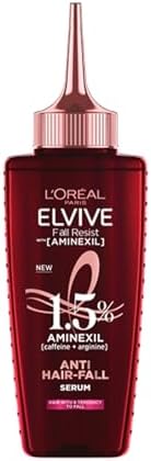 L'Oréal Paris Fall Resist Anti Hair Fall Serum with 1.5% Aminexil, Caffeine & Arginine for lesser visible scalp & hair fall, 102ml