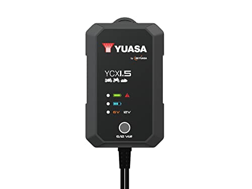 Yuasa Caricatore Batteria Al Piombo Ycx1.5 6 V, 12 V, Corrente Di Carica (Max) 1,5 A