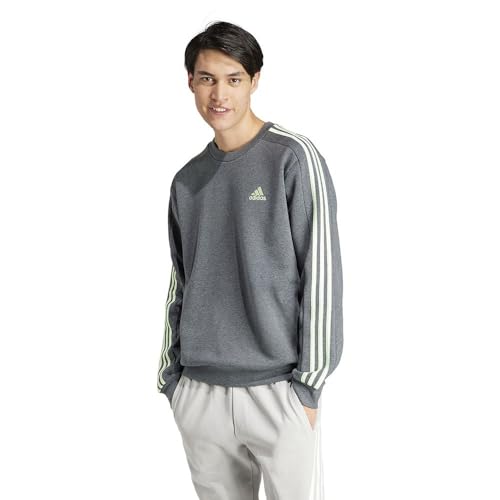 Maillot de survêtement Adidas Essentials homme en polaire avec bandes