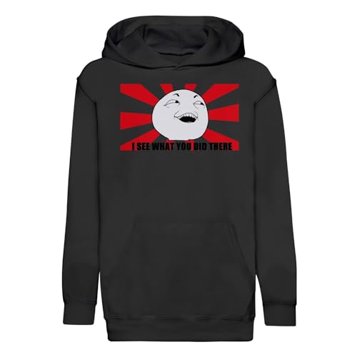 Sweat à capuche enfant Troll Face coton épais durable contre le froid