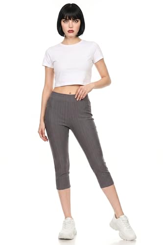 Image of Leggings Depot Women's Cotton Blend Stretch Pull-on Jeggings Casual Pants with Pockets (Available in Plus Size)