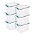 Sterilite 6-Pack Gasket Box, Weather-Resistant Storage Bins with Latching Lids, 20 Quart - Heavy-Duty Organizing Containers for Closet, Bathroom, and Office