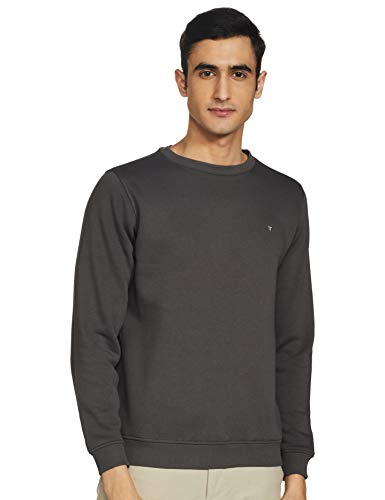 Image of Van Heusen Men Round Neck Cotton Sweatshirt