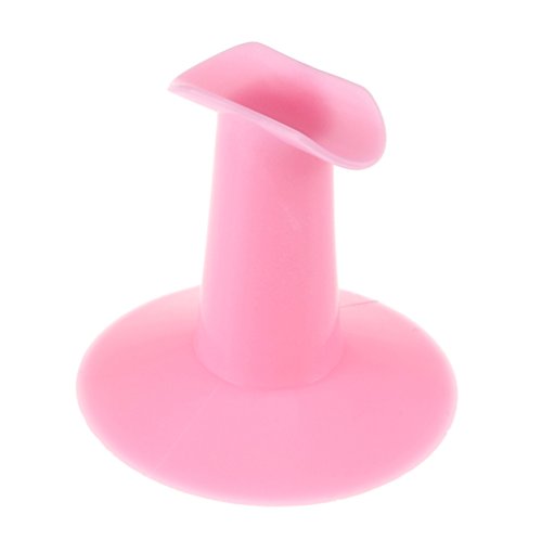 Soporte para uñas acrílicas y kit de manicure rosa