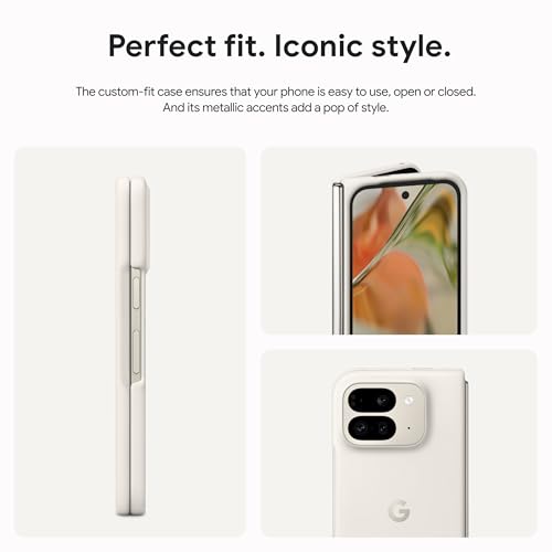 Image of Google Pixel 9 Pro Fold Case - Durable Protection - Slim Android Phone Case - Porcelain