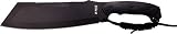 Jungle Master Outdoormesser, Machete, schwarz pakkaholz griff schwarzn lanyard, JUMA-1274