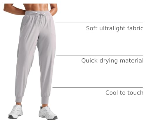 Image of CRZ YOGA Lightweight Workout Joggers 27.5 inch | Quick Dry, Pockets, for Women, Casual