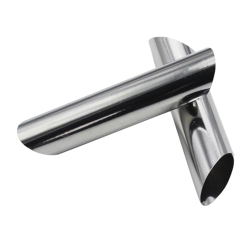 Garneck 6pcs Stainless Steel Cannoli Tubes Professional Bakeware for Croissant Pastry Desserts Easy to Reusable Molds for Baking Decoration