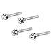 Aynaxcol 4Pcs Car Door Lock Knobs Aluminum Alloy Inner Door Lock Pull Pins 0.47