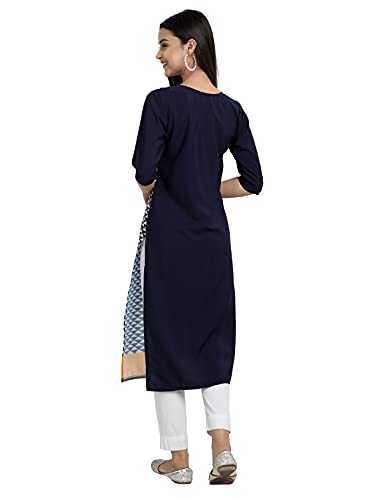 Image of Women's Crepe Straight Kurta