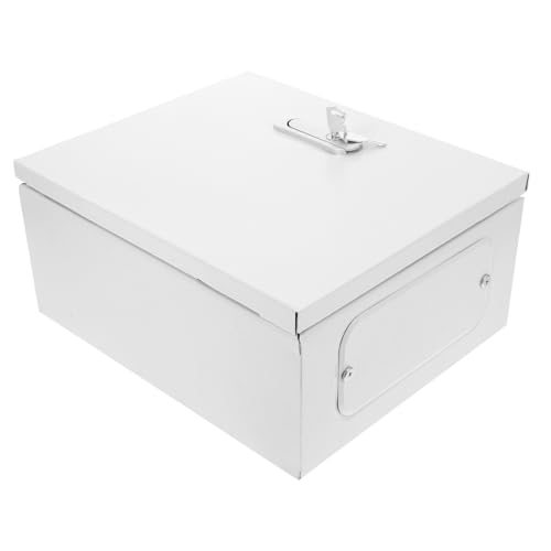 Coffret électrique en acier inoxydable blanc pour une installation durable