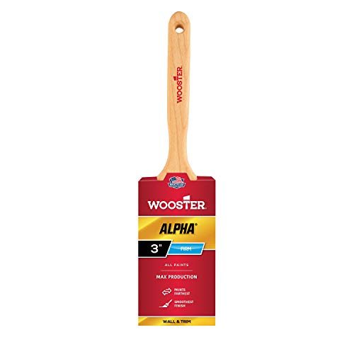 Wooster 4232-3 Alpha Flat Sash Paintbrush, 3-Inch