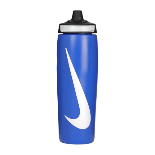 Image of Nike REFUEL BOTTLE GRIP 24 OZ - GAME ROYAL /BLACK /WHITE, 709 ML