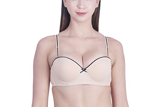 Image of Brachy Women's Poly Cotton Padded Wired Push-Up Bra