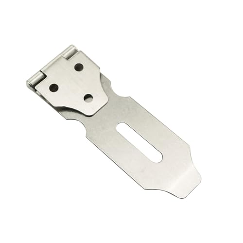 Image of 5PCS 3inch Stainless Steel Length Safety Padlock Door Latch Lock Hasp Staples