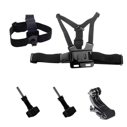 �݊���������܂�GoPro Hero 13/12/11/10/9�ɑΉ��A�݊���������܂�DJI Osmo�ɑΉ����߉\�ȃ`�F�X�g�X�g���b�v�}�E���g�n�[�l�X(With Head Strap Kit)