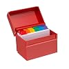 Osco Red Plastic Index Box Holder