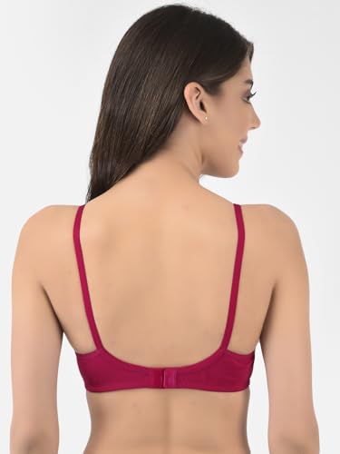 Image of Softline Women's Cotton Rich Wire-Free Non-Padded Round-Neck Bra Combo | Seamless & Breathable Fabric for All-Day Comfort | Smooth Fit & Everyday Support (Pack of 2)