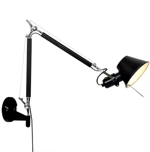 Modern Rotating Folding Long Arm Wall Lamp Aluminum Alloy Texture Bedroom Long Head Restaurant Engineering Lighting Lamp