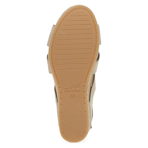 Image of Dansko Shyla Wedge Sandal for Women - Cork /EVA Wedge with Arch Support -Fully Adjustable Straps-Lightweight Rubber Outsole