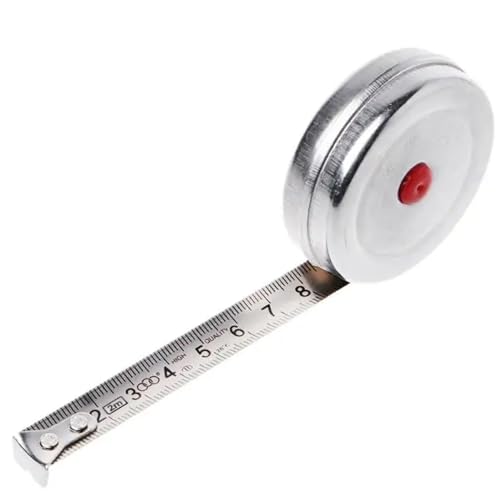 Cinta métrica retráctil acero inoxidable 2m