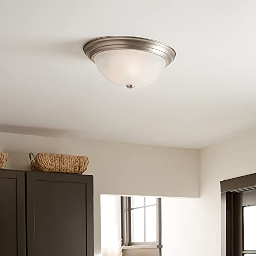 Kichler 8110Ni Flush Mount 3-Light, Brushed Nickel,Silver #TOP3
