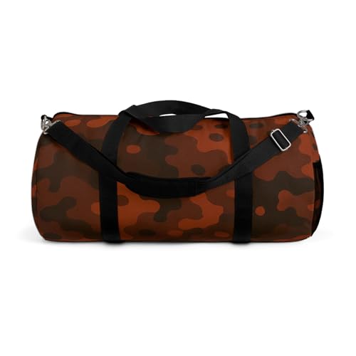 Shades of Red Camo Duffel Bag, Travel Gym Bag, Overnight Carry On, Sporty Luggage, Adventure Gear, Camouflage Duffle