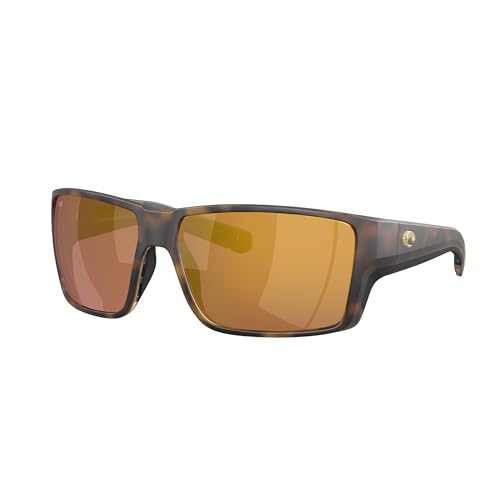 Costa Del Mar Sunglasses for Men - Reefton PRO Mens Polarized Sunglasses - Fishing, Boating & Beach UV Protection - Size 63