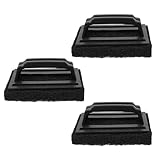 ifundom Grillreinigungsbürste mit Schwamm 3 Stück für Grillrost und Bratpfannen Geeignet für Outdoor Grillpartys und Bbq Sessions