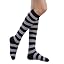 Light Grey and Black Striped