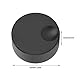 Drehknopf 6mm, Potentiometer Knob, Lautstärkeregler Drehknopf 32x13mm Schwarz mattierter massiver Aluminiumknopf für 6mm Potentiometer