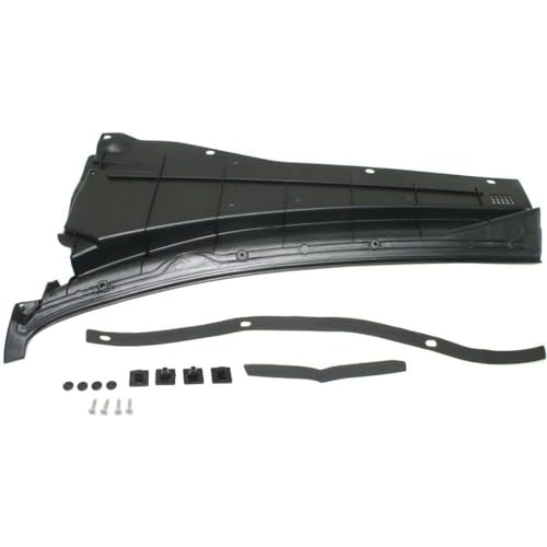 Stskcmp 2pcs Wiper Cowl Grille Driver Passenger Side Black Wiper Cowl Grilles 12742895