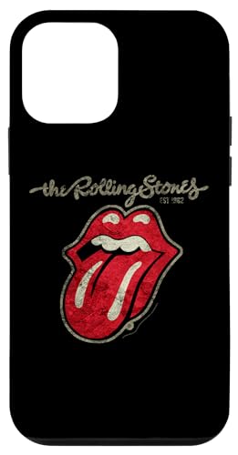 The Rolling Stones Music Band Vintage Tongue by Rock Off Carcasa para iPhone 12 mini