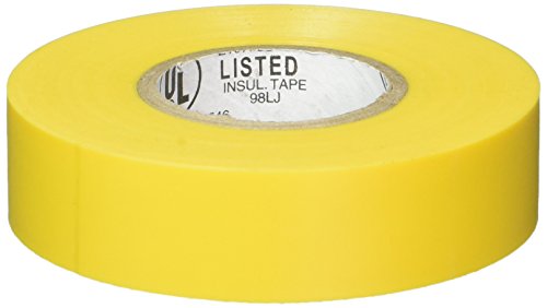 Image of Intertape 10417087 4116 60' All Weather Colored Electrical Marking Tape, Yellow