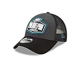 New Era Men's Graphite/Black Philadelphia Eagles 2021 NFL Draft Trucker 9FORTY Snapback Adjustable...