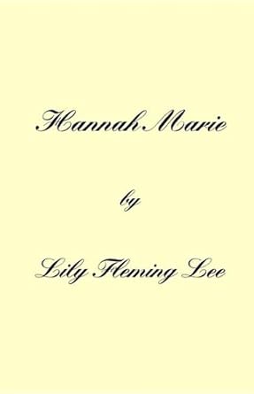 Buy Hannah Marie Book Online at Low Prices in India | Hannah Marie