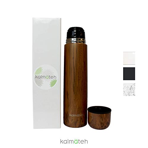 Kalmateh Yerba Mate Thermos- Double Walled, Stainless Steel- Practical & Elegant 1000ml