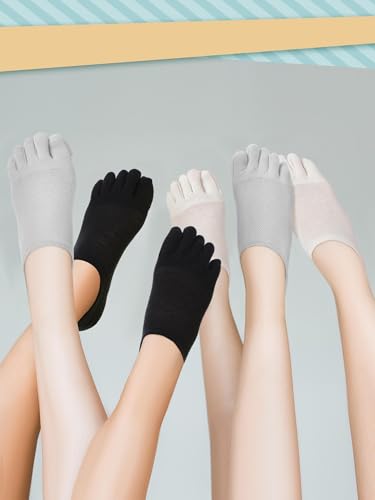 Image of Bencailor Women Toe Socks Cotton