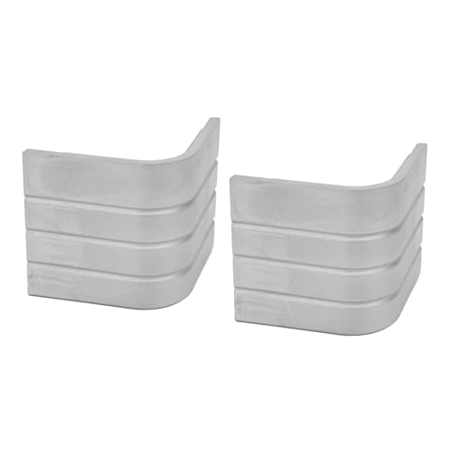 SENECESLI 2 Pack Deck Corner Cap for Pontoon Boat, 90 Degree Rounded Corners, Heavy Duty Aluminum Corner Cap Casting, Height 3-1/8in to 3-3/16in, Top 3-1/8in to 3-3/16in - image 8
