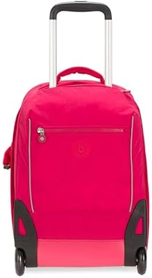 Kipling SARI, Mochila con 2 ruedas y Compartimento para el Portátil, 48 cm, 27 L, 2.31 kg, Rosa (True Pink)