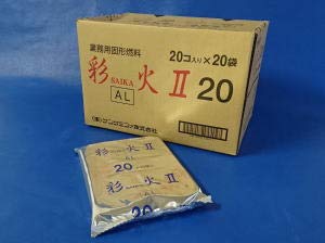 Amazon.co.jp: 【お買得】固形燃料 20g×400個（20個×20袋） アルミ箔